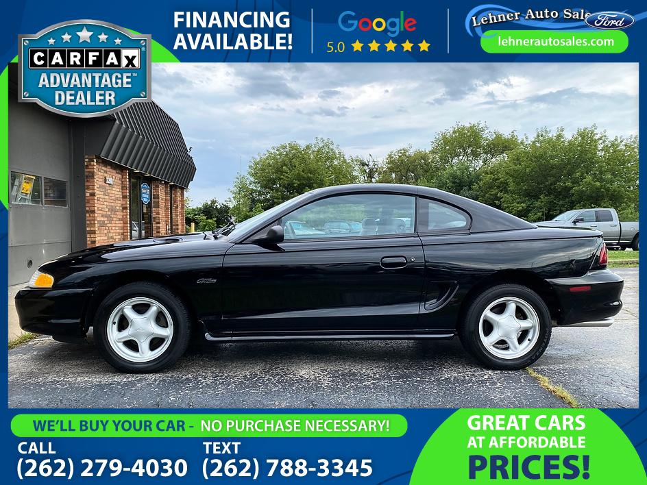 Black 1996 Ford Mustang Coupe Rear-Wheel Drive Automatic