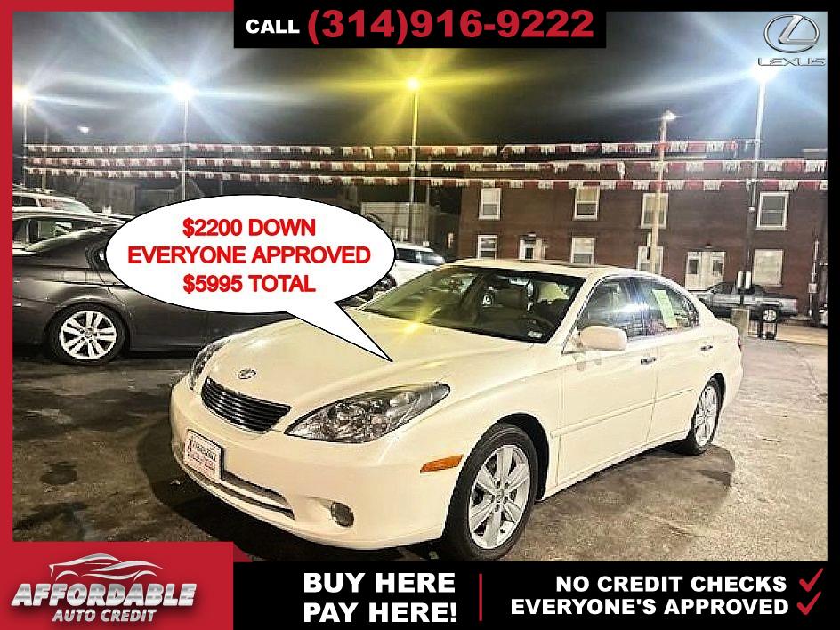 Crystal White 2006 Lexus ES Sedan Front-Wheel Drive Automatic
