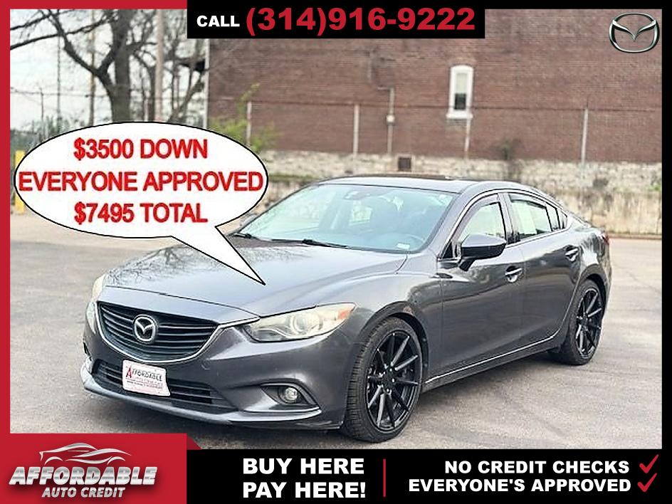 Meteor Gray Mica 2014 Mazda MAZDA6 i Grand Touring Sedan Front-Wheel Drive Automatic