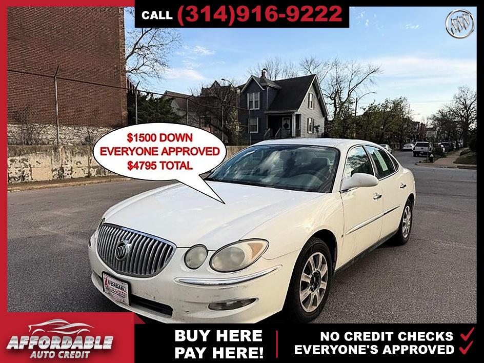 White Opal 2008 Buick LaCrosse CX FWD Sedan Front-Wheel Drive Automatic