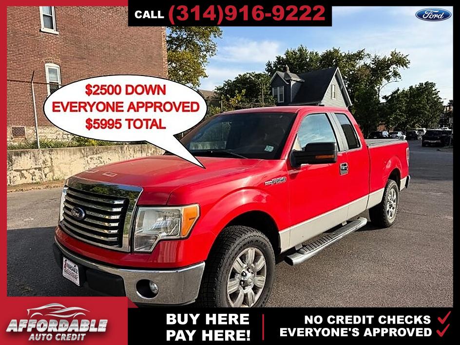 Vermillion Red 2011 Ford F-150 Pickup Truck 4X2 Automatic
