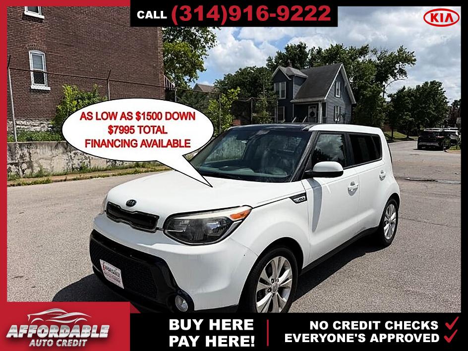 Clear White 2016 Kia Soul Wagon Automatic