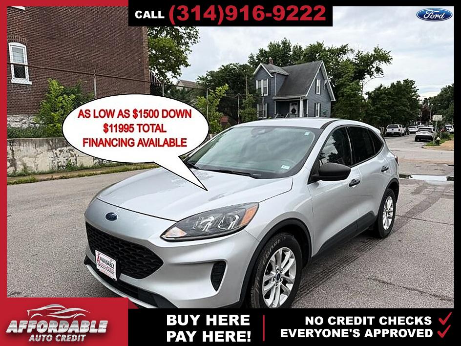 Ingot Silver 2020 Ford Escape S FWD SUV / Crossover Front-Wheel Drive Automatic