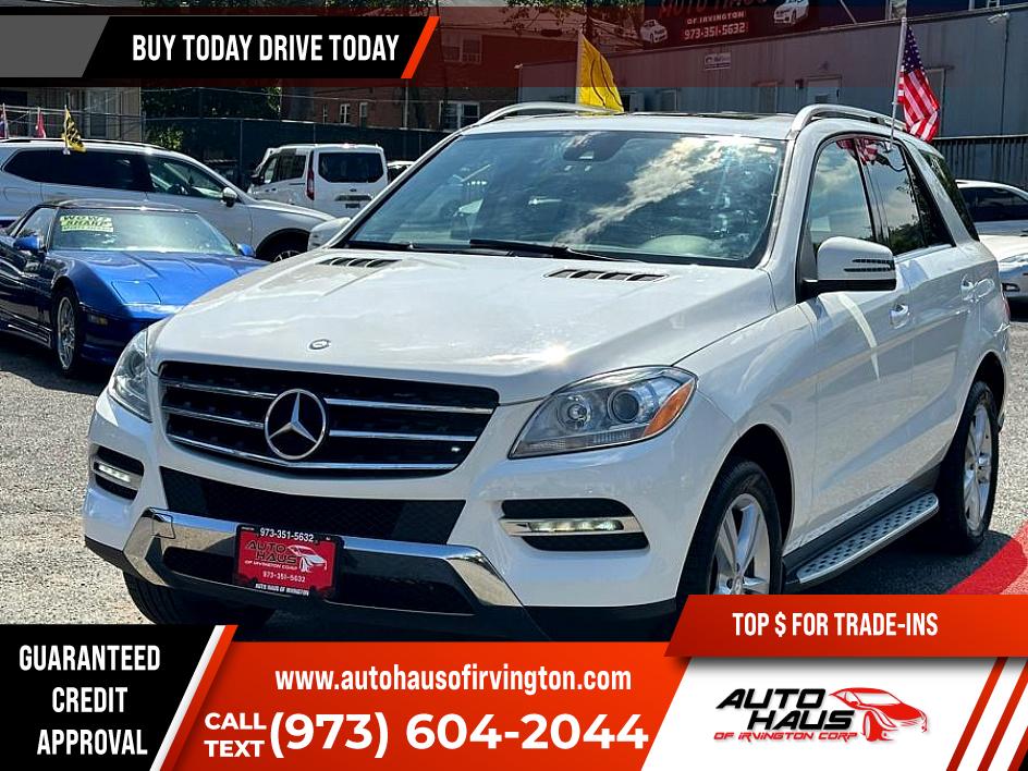 Polar White 2015 Mercedes-Benz M-Class ML 350 4MATIC SUV / Crossover All-Wheel Drive Automatic