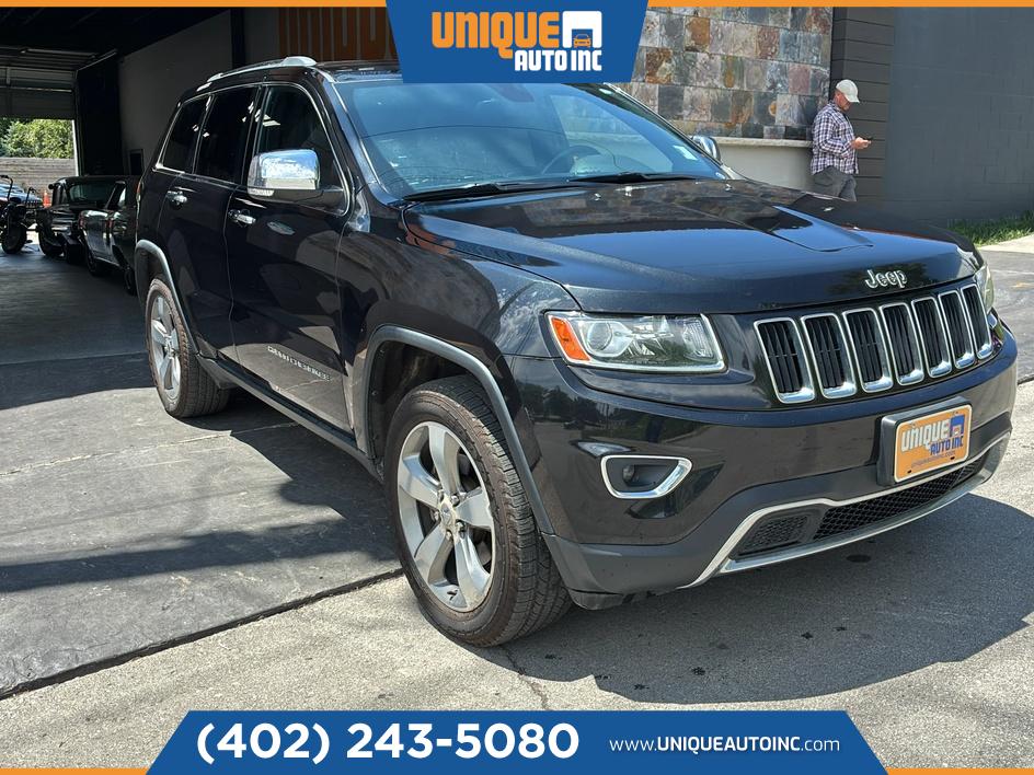 Brilliant Black Crystal Pearlcoat 2014 Jeep Grand Cherokee Limited 4WD SUV / Crossover Four-Wheel Drive Automatic