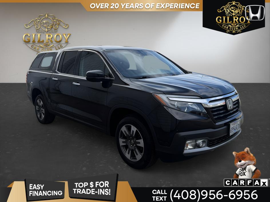 Crystal Black Pearl 2018 Honda Ridgeline Pickup Truck All-Wheel Drive Automatic