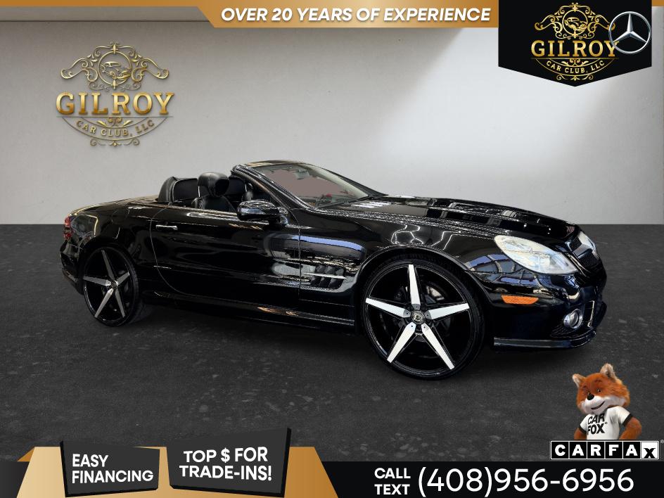 Black 2011 Mercedes-Benz SL-Class Convertible Rear-Wheel Drive Automatic