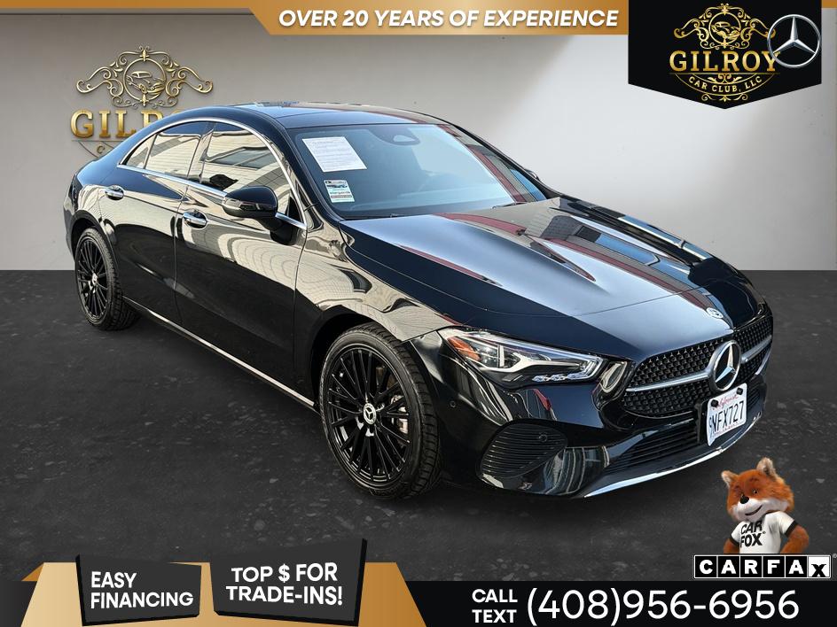 Cosmos Black Metallic 2025 Mercedes-Benz CLA Coupe All-Wheel Drive Automatic