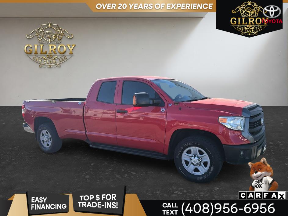 Radiant Red 2014 Toyota Tundra Pickup Truck Four-Wheel Drive Automatic