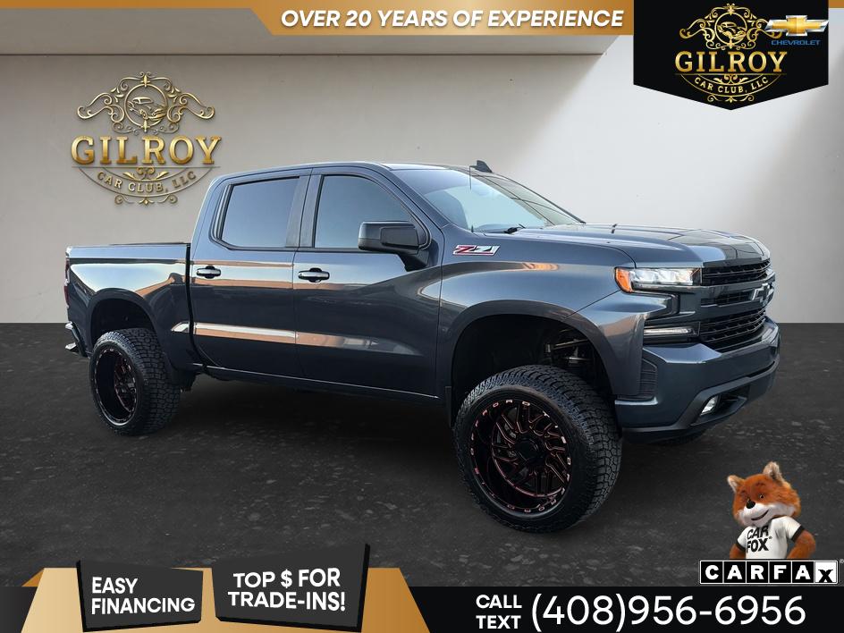 Shadow Gray Metallic 2021 Chevrolet Silverado 1500 Pickup Truck Four-Wheel Drive Automatic