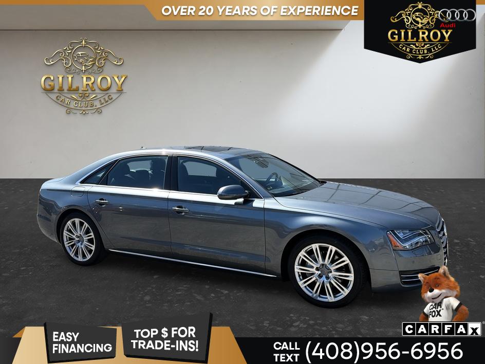 Pewter 2014 Audi A8 Sedan All-Wheel Drive Automatic